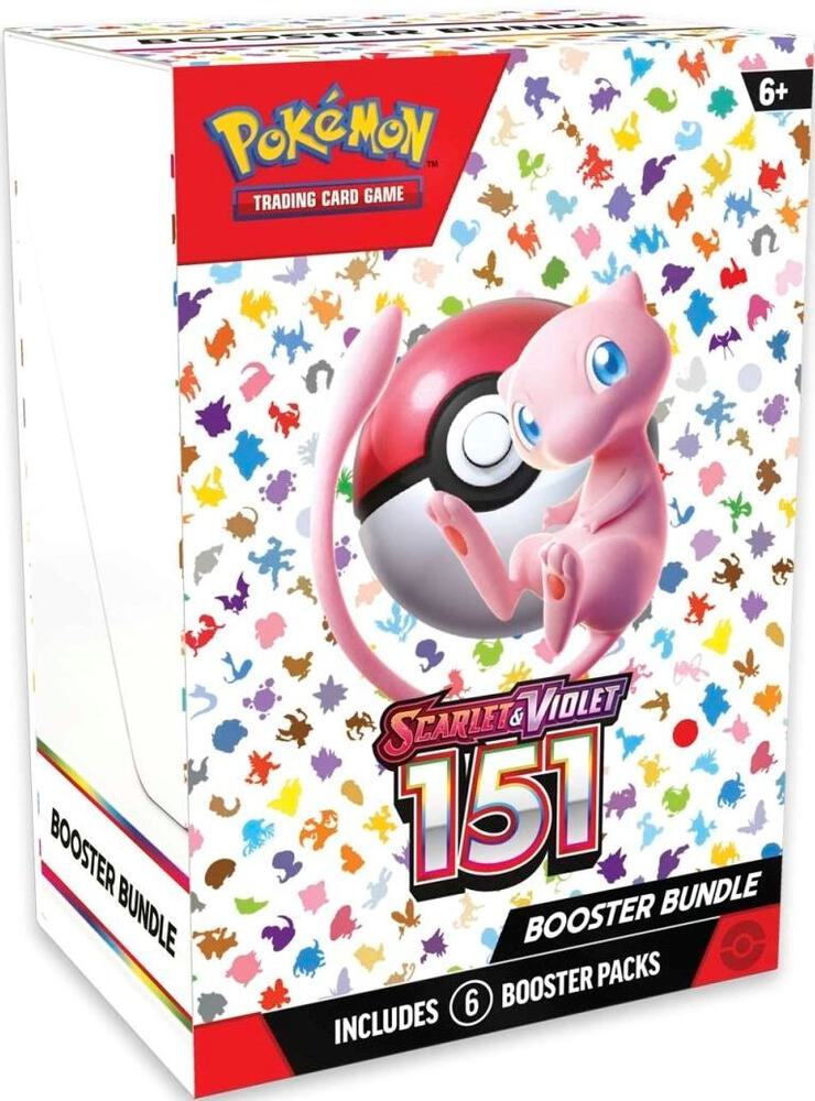 151 Booster Bundle - SV: Scarlet & Violet 151 (MEW ENG) 6 Packs