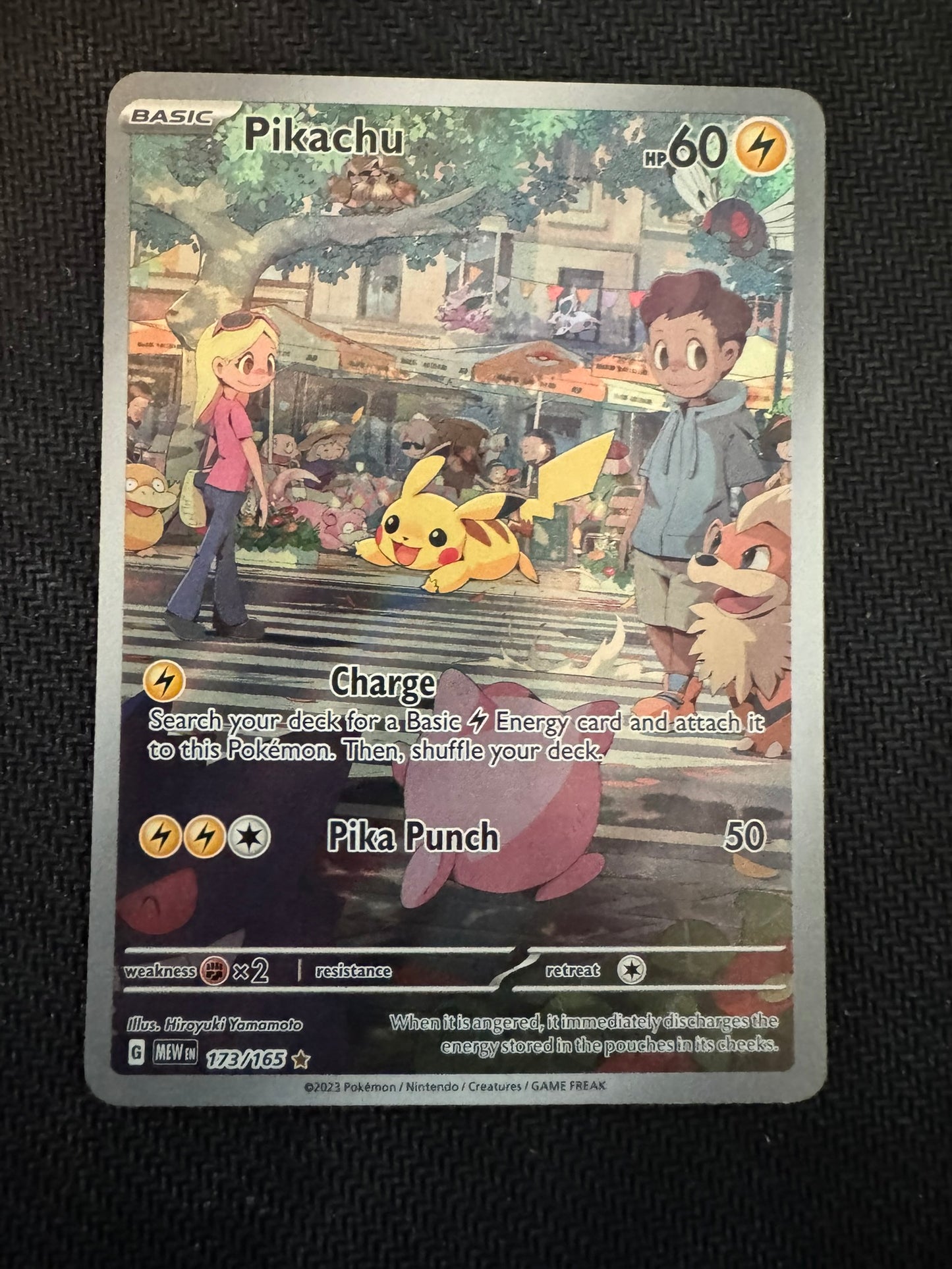 Pikachu 173 English 151 Art Rare NM