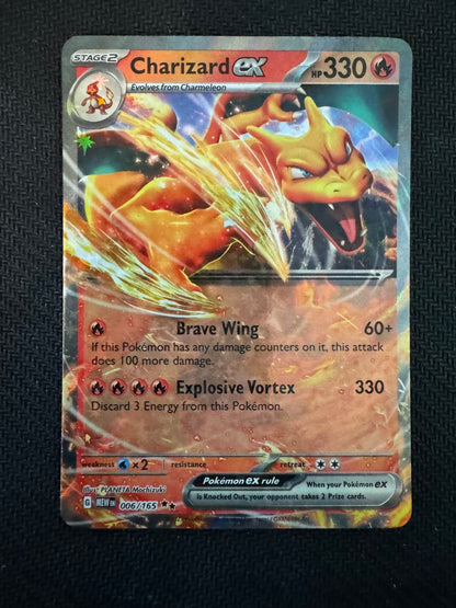 Charizard ex 006 English 151 Ultra Rare NM