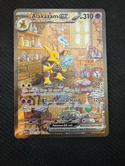 Alakazam ex 201 Special Illustration Rare 151 English
