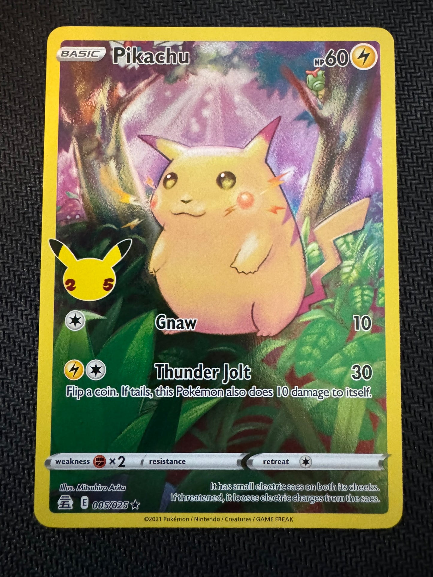 Pikachu Celebrations 005 Full Art NM