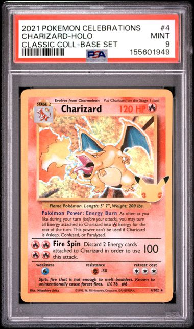 PSA 9 Celebrations Charizard